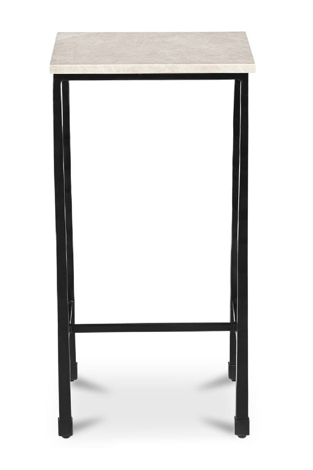 Modern European furniture - Italian Marble Square Side Table - www.oroa.com