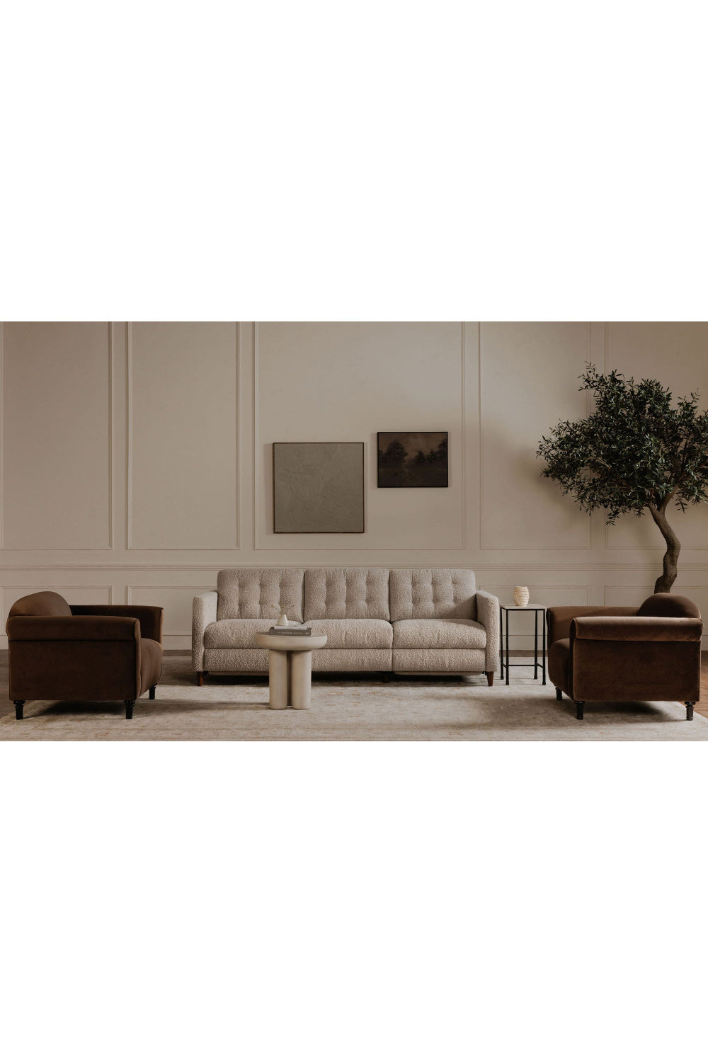 Modern European furniture - Italian Marble Square Side Table - www.oroa.com