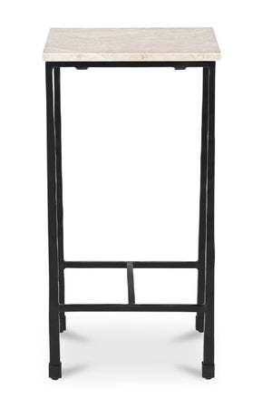 Modern European furniture - Italian Marble Square Side Table - www.oroa.com