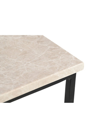 Modern European furniture - Italian Marble Square Side Table - www.oroa.com