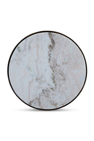  Modern European furniture - Round Travertine Accent Table - www.oroa.com | Oroa.com