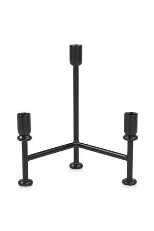 Black Metal Candle Holder | Novi Living Cicero | Oroa.com