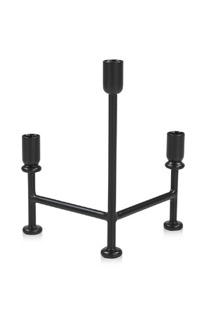Black Metal Candle Holder | Novi Living Cicero | Oroa.com