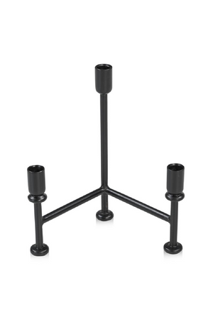 Black Metal Candle Holder | Novi Living Cicero | Oroa.com