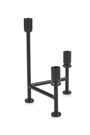 Black Metal Candle Holder | Novi Living Cicero | Oroa.com