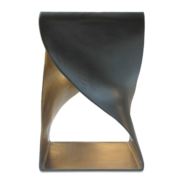 Modern European furniture - Two-Toned Metallic Accent Table - www.oroa.com