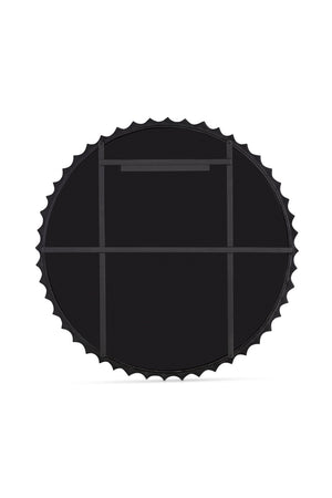   Modern European furniture - Black Round Mirror - www.oroa.com | Oroa.com