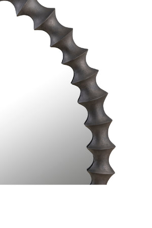   Modern European furniture - Black Round Mirror - www.oroa.com | Oroa.com