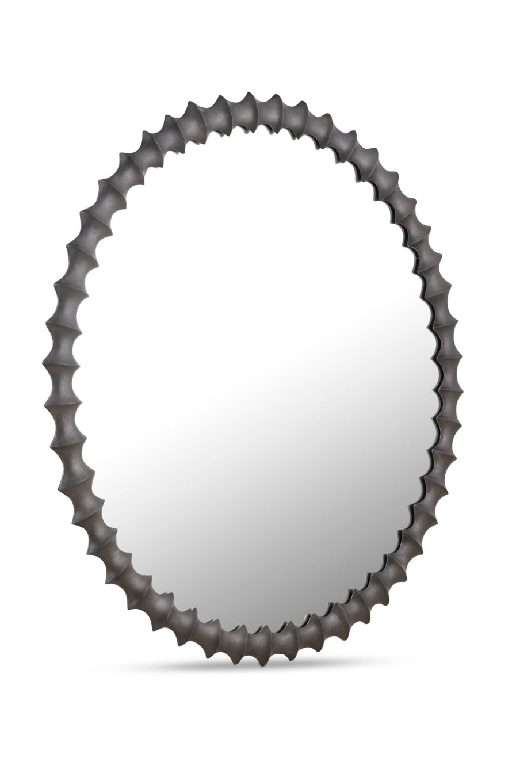   Modern European furniture - Black Round Mirror - www.oroa.com | Oroa.com