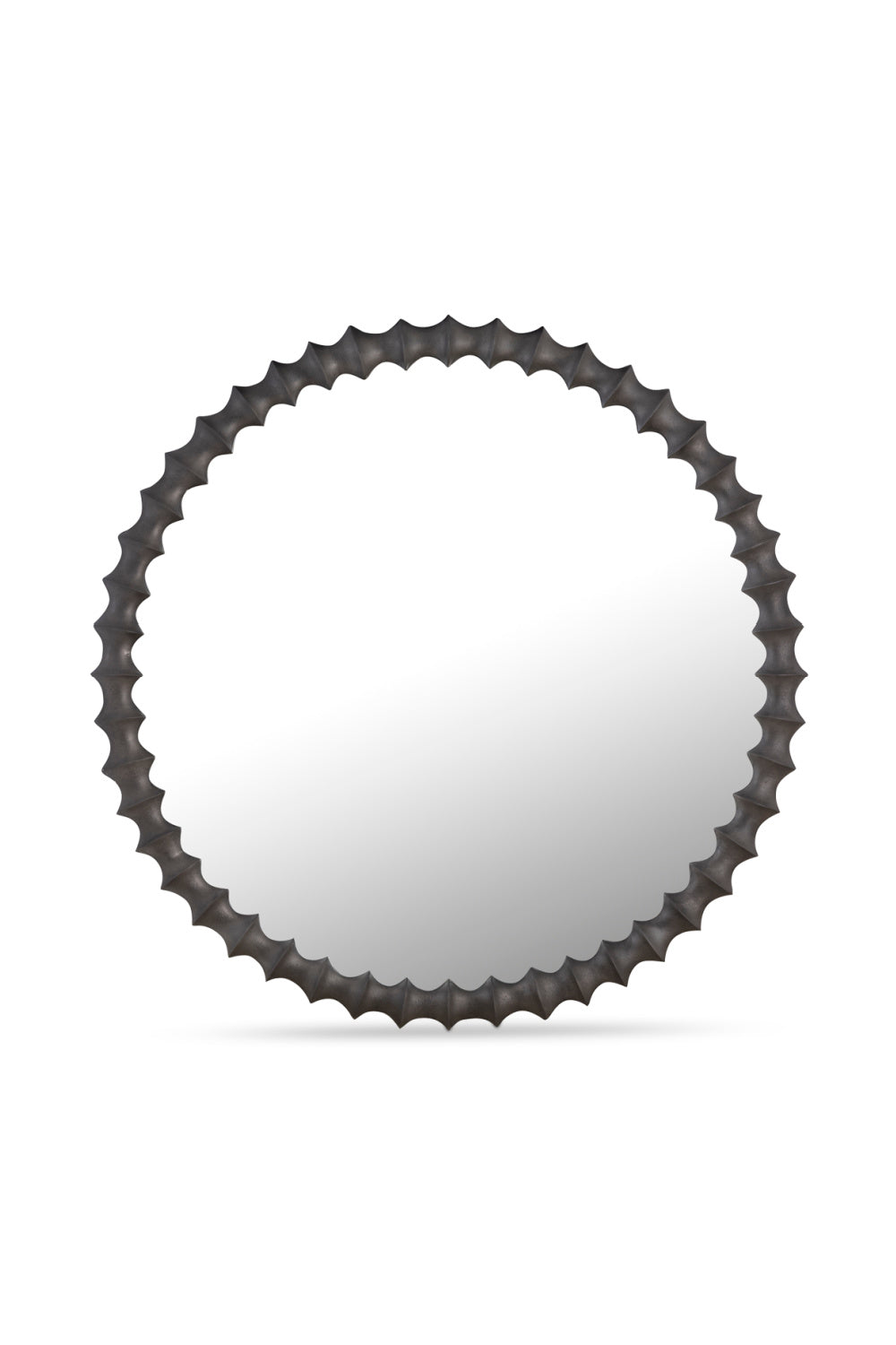   Modern European furniture - Black Round Mirror - www.oroa.com | Oroa.com