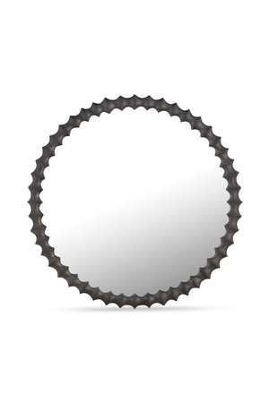   Modern European furniture - Black Round Mirror - www.oroa.com | Oroa.com