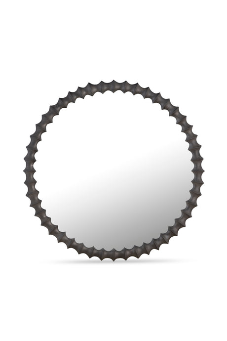 Modern European furniture - Black Round Mirror - www.oroa.com