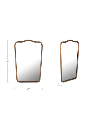   Modern European furniture - Cast Aluminum Wall Mirror - www.oroa.com | Oroa.com