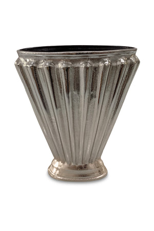 Modern European furniture - Cast Aluminum Tapered Vase - www.oroa.com