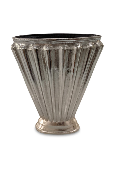 Modern European furniture - Cast Aluminum Tapered Vase - www.oroa.com