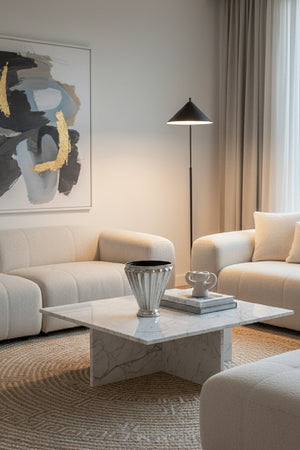 Modern European furniture - Cast Aluminum Tapered Vase - www.oroa.com