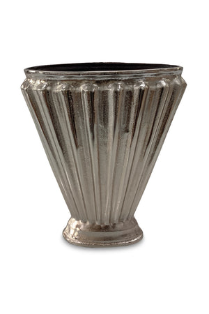 Modern European furniture - Cast Aluminum Tapered Vase - www.oroa.com