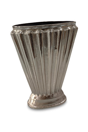 Modern European furniture - Cast Aluminum Tapered Vase - www.oroa.com