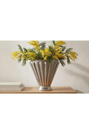 Modern European furniture - Cast Aluminum Tapered Vase - www.oroa.com