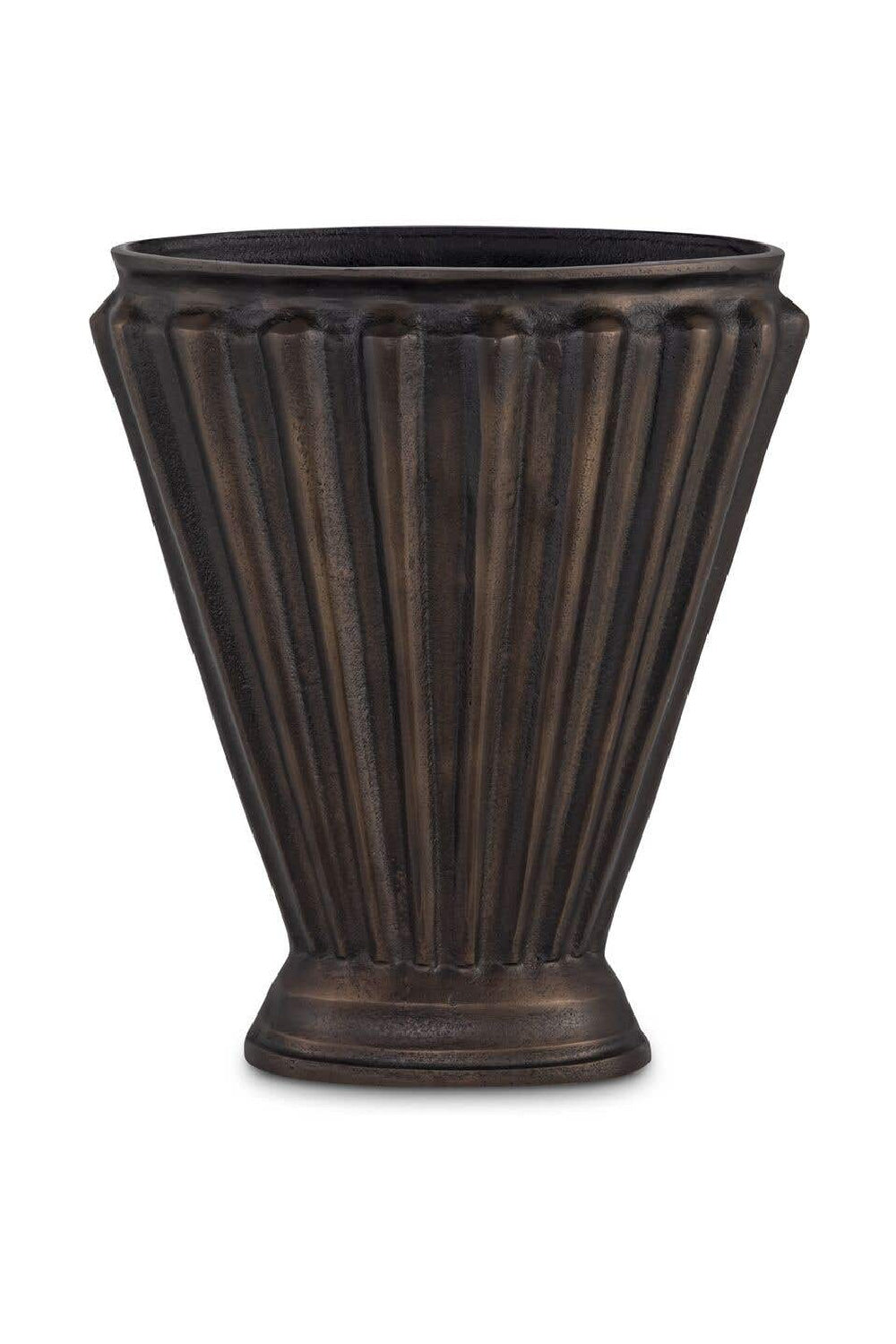 Modern European furniture - Cast Aluminum Tapered Vase - www.oroa.com