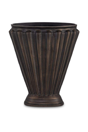 Modern European furniture - Cast Aluminum Tapered Vase - www.oroa.com