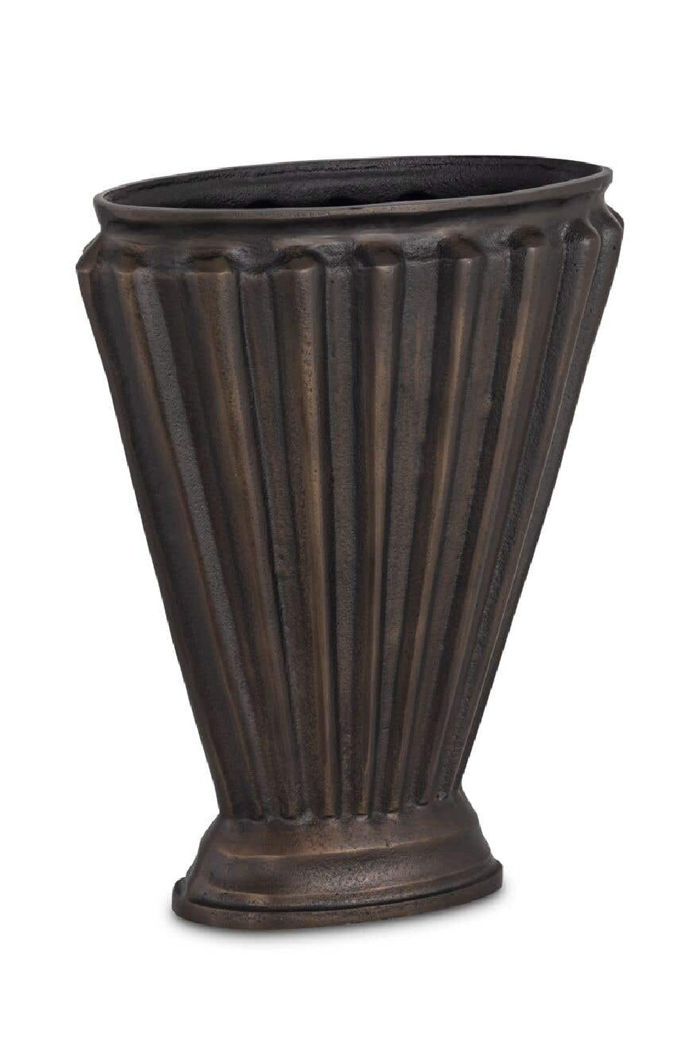 Modern European furniture - Cast Aluminum Tapered Vase - www.oroa.com