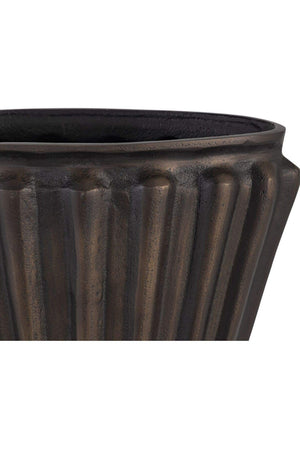 Modern European furniture - Cast Aluminum Tapered Vase - www.oroa.com