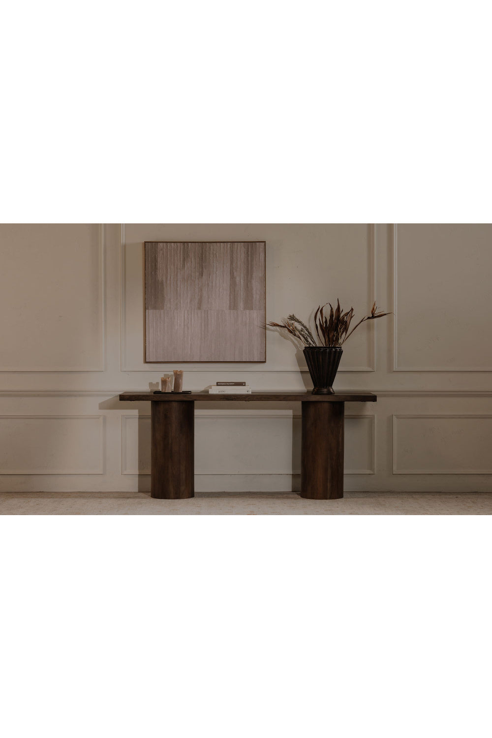 Modern European furniture - Cast Aluminum Tapered Vase - www.oroa.com