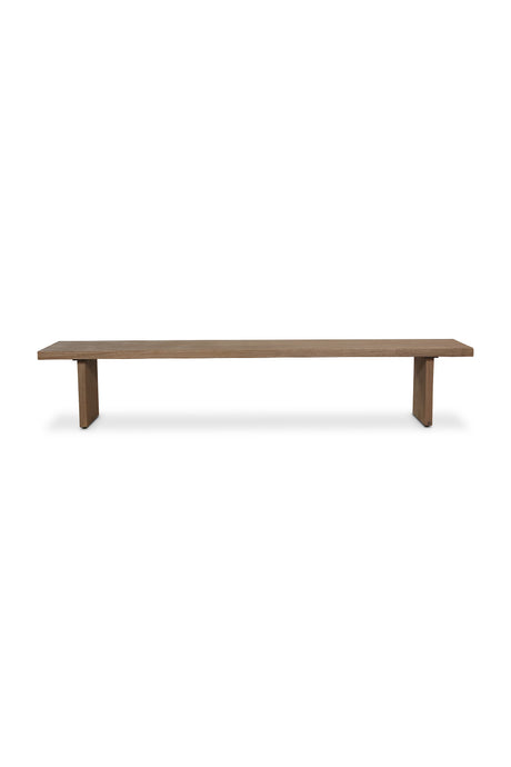Modern European furniture - Sandblasted Oak Dining Bench - www.oroa.com
