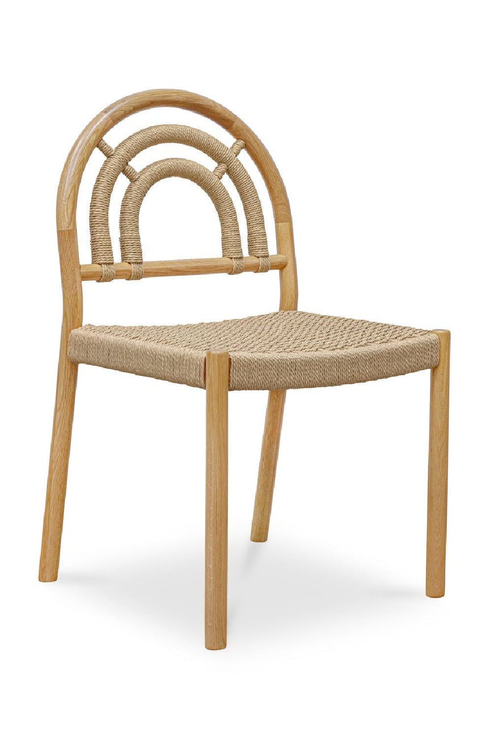 Modern European furniture - Cane-Wrapped Dining Chair Set (2) - www.oroa.com