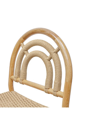 Modern European furniture - Cane-Wrapped Dining Chair Set (2) - www.oroa.com