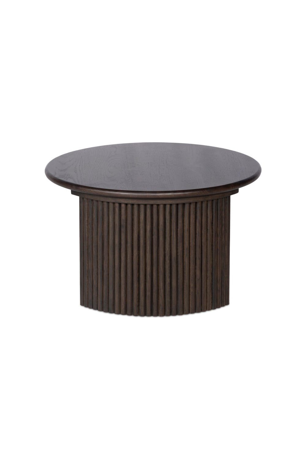 Oak Fluted Base Coffee Table | Novi Living Penny | Oroa.com