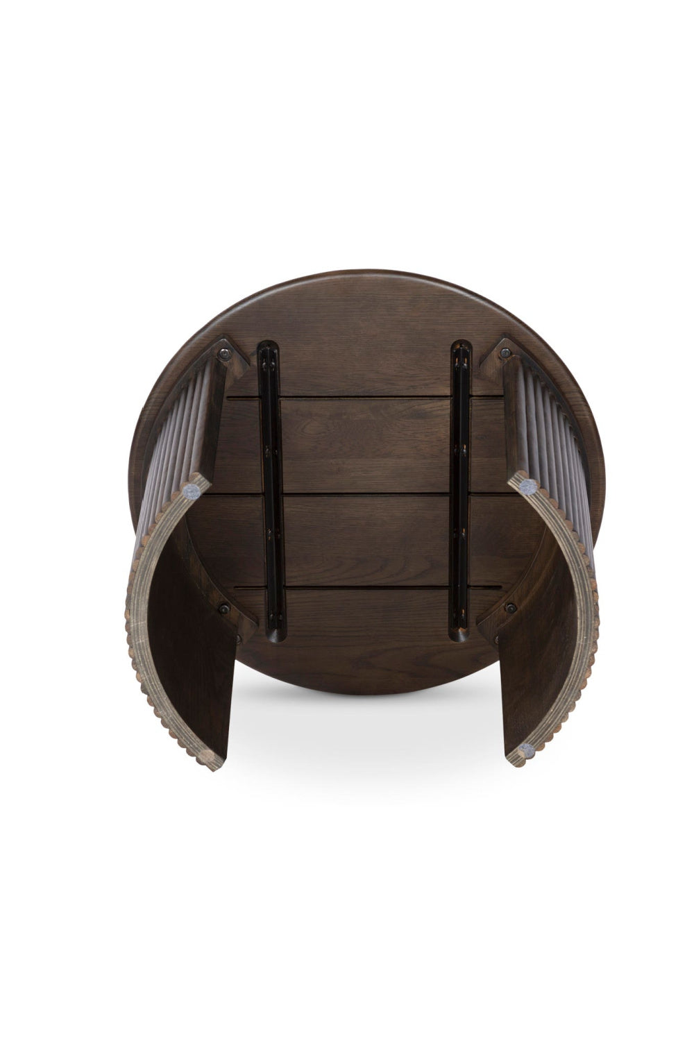 Oak Fluted Base Coffee Table | Novi Living Penny | Oroa.com