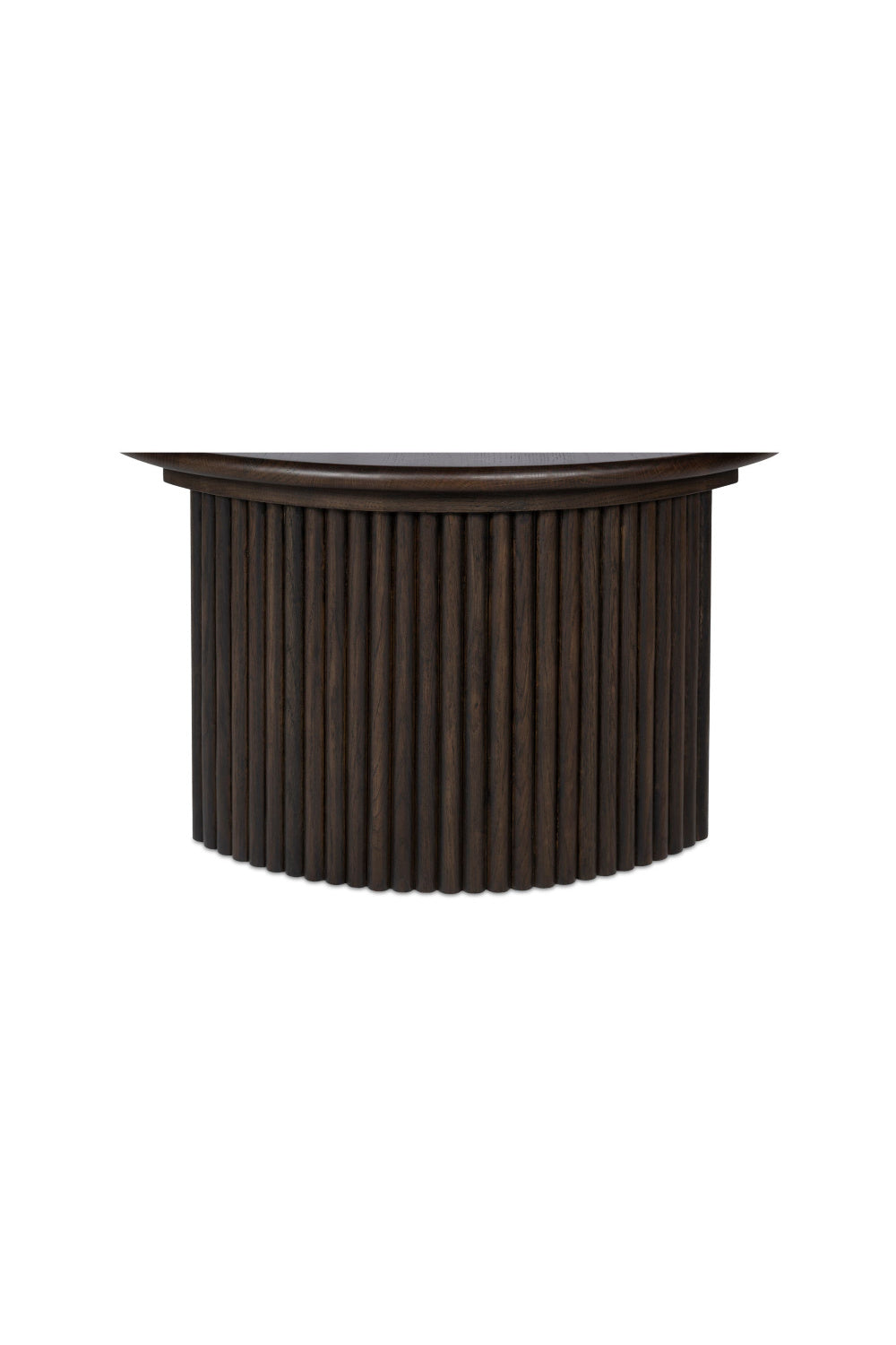 Oak Fluted Base Coffee Table | Novi Living Penny | Oroa.com