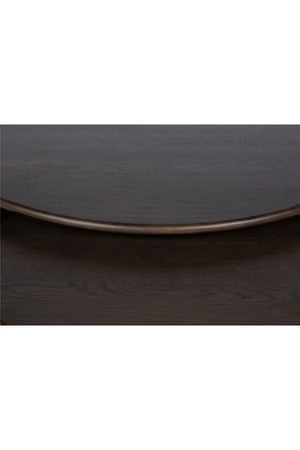 Oak Fluted Base Coffee Table | Novi Living Penny | Oroa.com