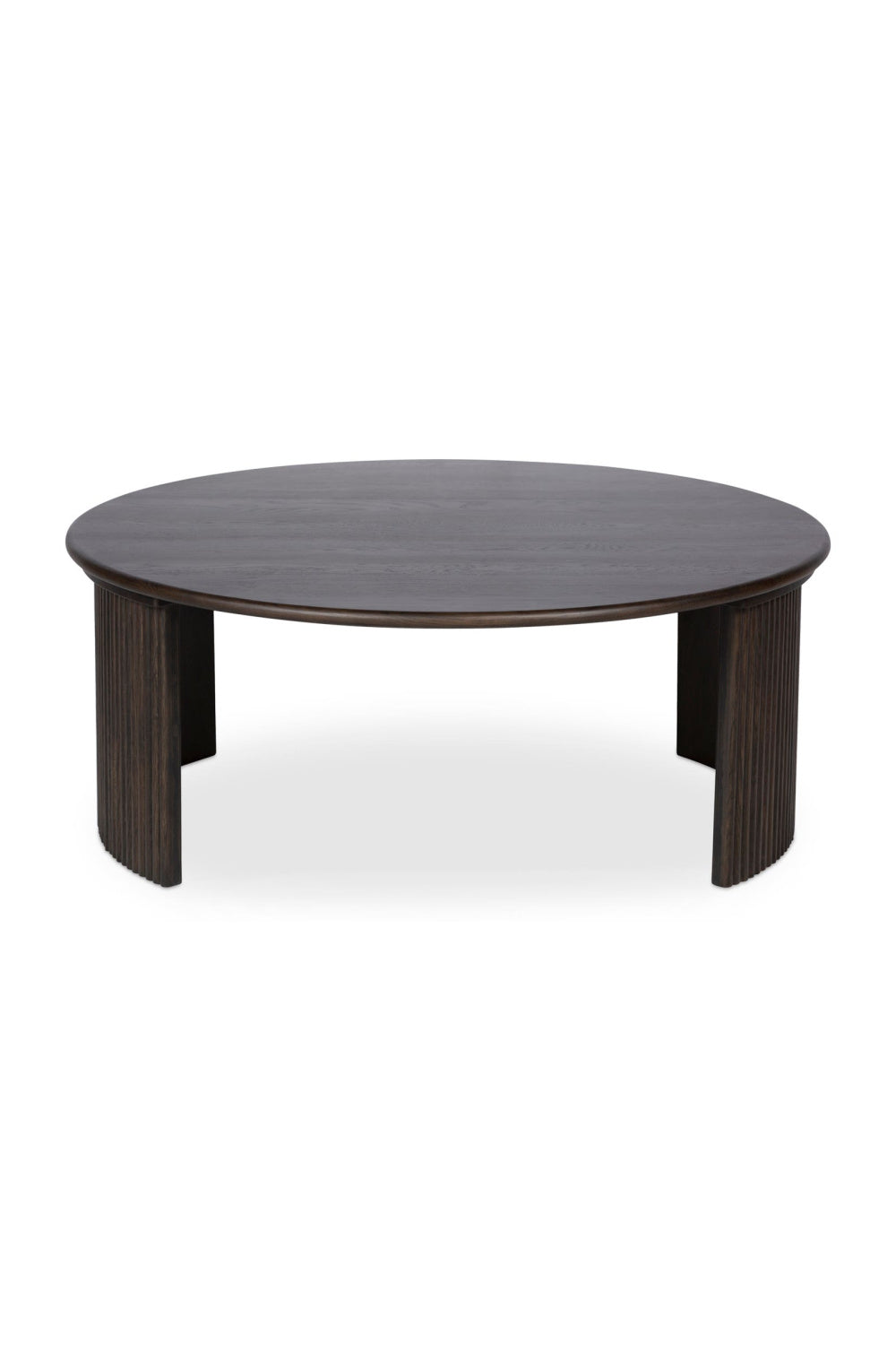 Oak Fluted Base Coffee Table | Novi Living Penny | Oroa.com