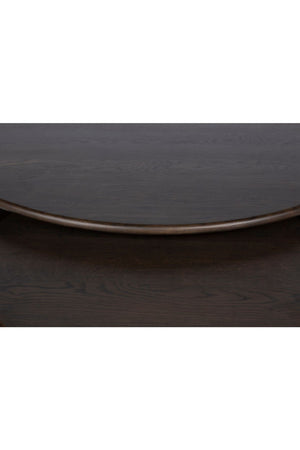 Oak Fluted Base Coffee Table | Novi Living Penny | Oroa.com