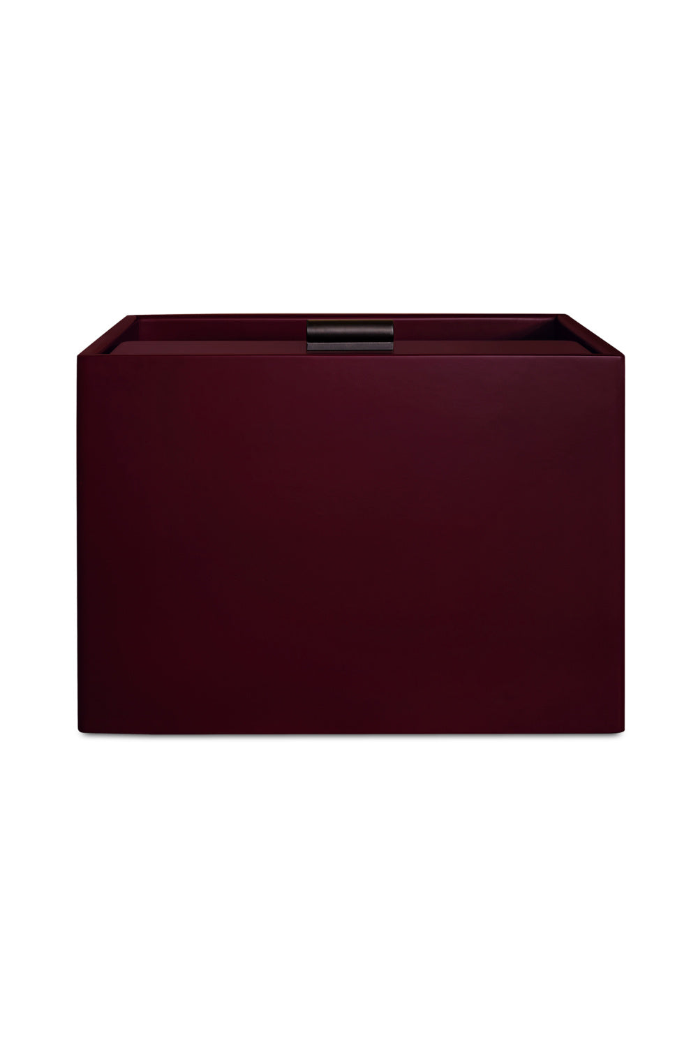  Modern European furniture - Red Wooden 1-Drawer Nightstand - www.oroa.com | Oroa.com