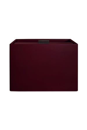   Modern European furniture - Red Wooden 1-Drawer Nightstand - www.oroa.com | Oroa.com