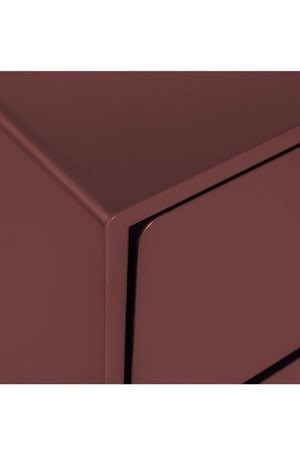   Modern European furniture - Red Wooden 6-Drawer Dresser - www.oroa.com | Oroa.com