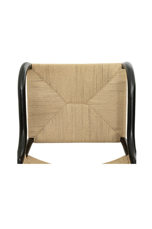   Modern European furniture - Minimalist Beech Wood & Rope Dining Chair - www.oroa.com | Oroa.com