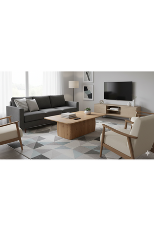   Rustic Oak Coffee Table | Oroa.com