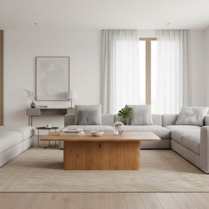   Rustic Oak Coffee Table | Oroa.com