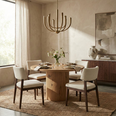 Rustic Oak Dining Table | Novi Living Hansen | Oroa.com