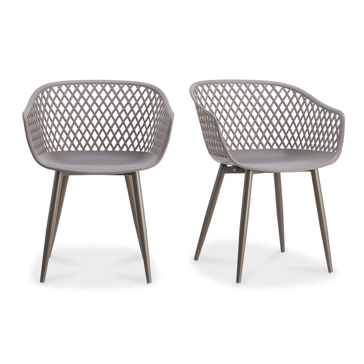 Modern European furniture - Molded Indoor/Outdoor Dining Chairs (2) - www.oroa.com