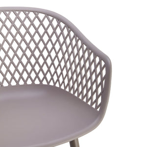 Modern European furniture - Molded Indoor/Outdoor Dining Chairs (2) - www.oroa.com