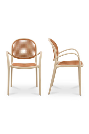 Woven Design Outdoor Dining Chairs (2) | Novi Living Soren | Oroa.com