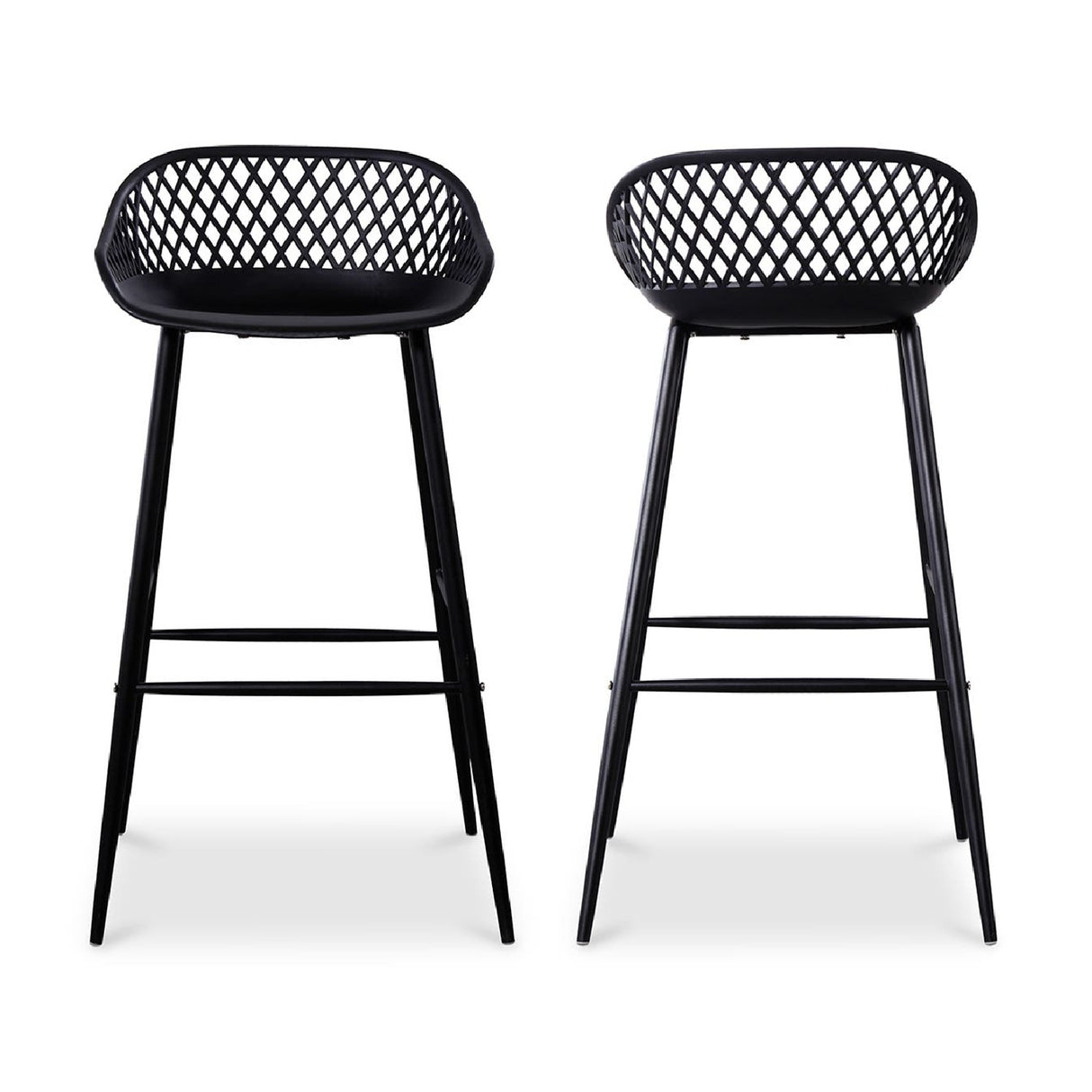 Modern European furniture - Molded Indoor/Outdoor Bar Stools (2) - www.oroa.com