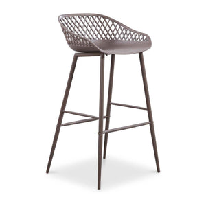 Modern European furniture - Molded Indoor/Outdoor Bar Stools (2) - www.oroa.com