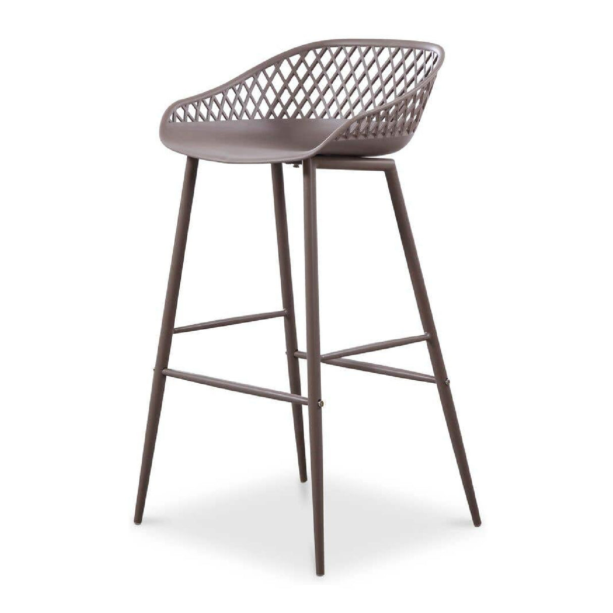 Modern European furniture - Molded Indoor/Outdoor Bar Stools (2) - www.oroa.com
